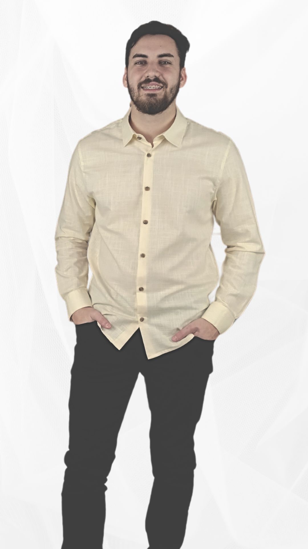 camisa-masculina-amarela