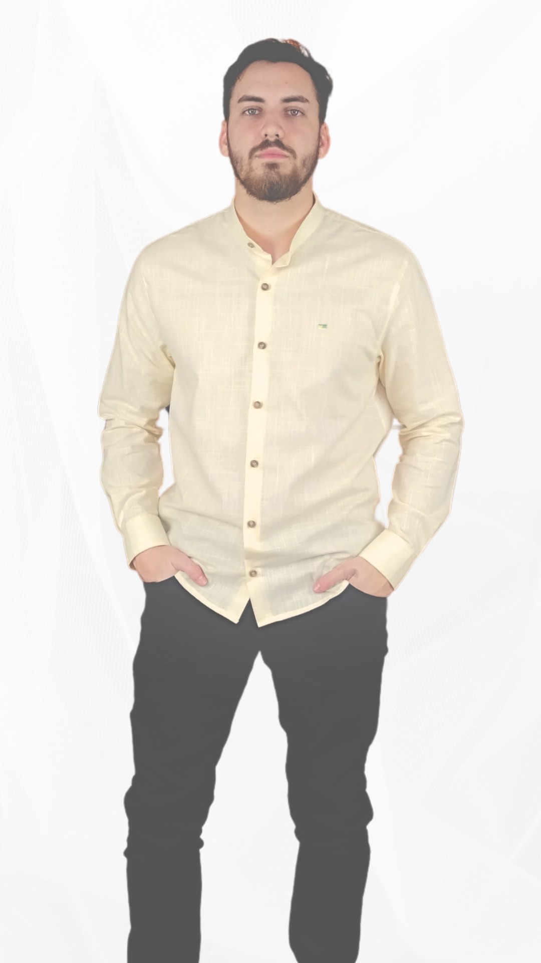 camisa-masculina-amarela