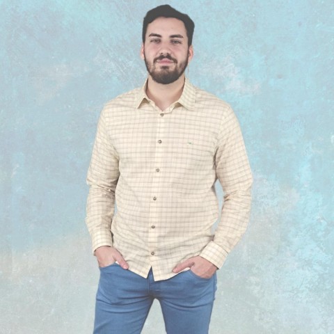 camisa-masculina-xadrez-amarela