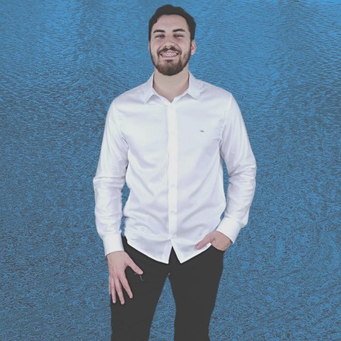 camisa-masculina-algodão-branca